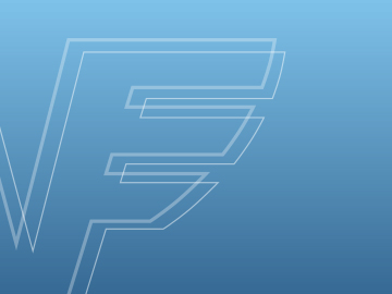 Ein blauer Farbverlauf mit dem Volksbank-Logo