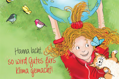 Das Cover des Pixi Buchs Hanna lacht, so wird gutes Klima gemacht!