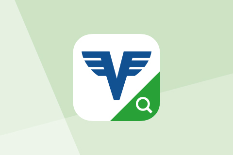 Rosafarbener Hintergrund mit eingebettetem Volksbank-Logo und dem Symbol für kontaktloses Bezahlen.